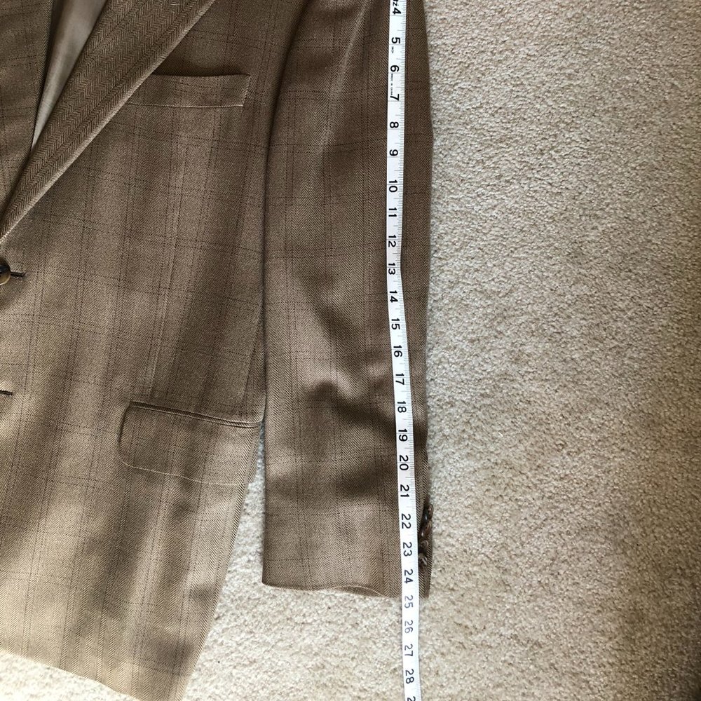 HICKEY FREEMAN Silk/Wool Sport Coat Size 44R - Picture 12 of 12